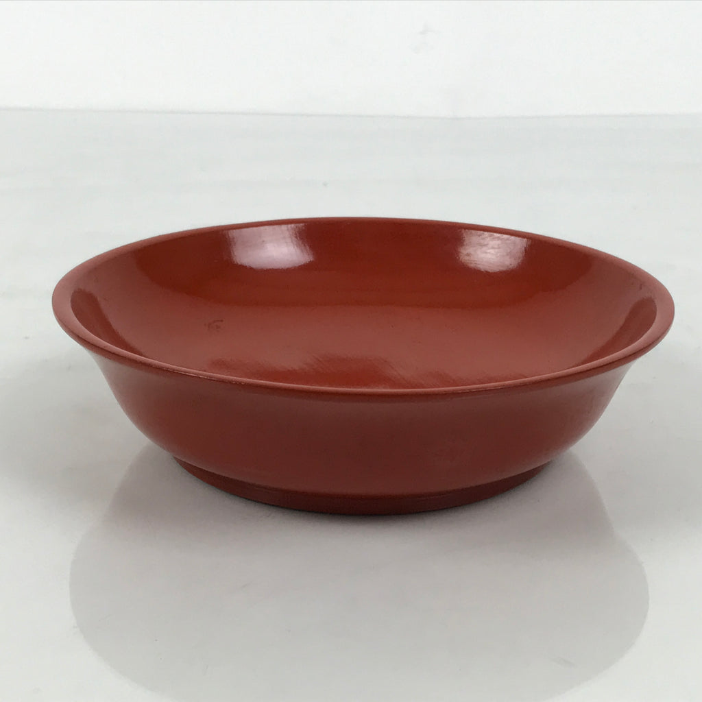 Japanese Lacquered Wooden Small Bowl Vtg Kobachi Dish Urushi Red Orange LB185-KT - Bowl-chidorivintage.com