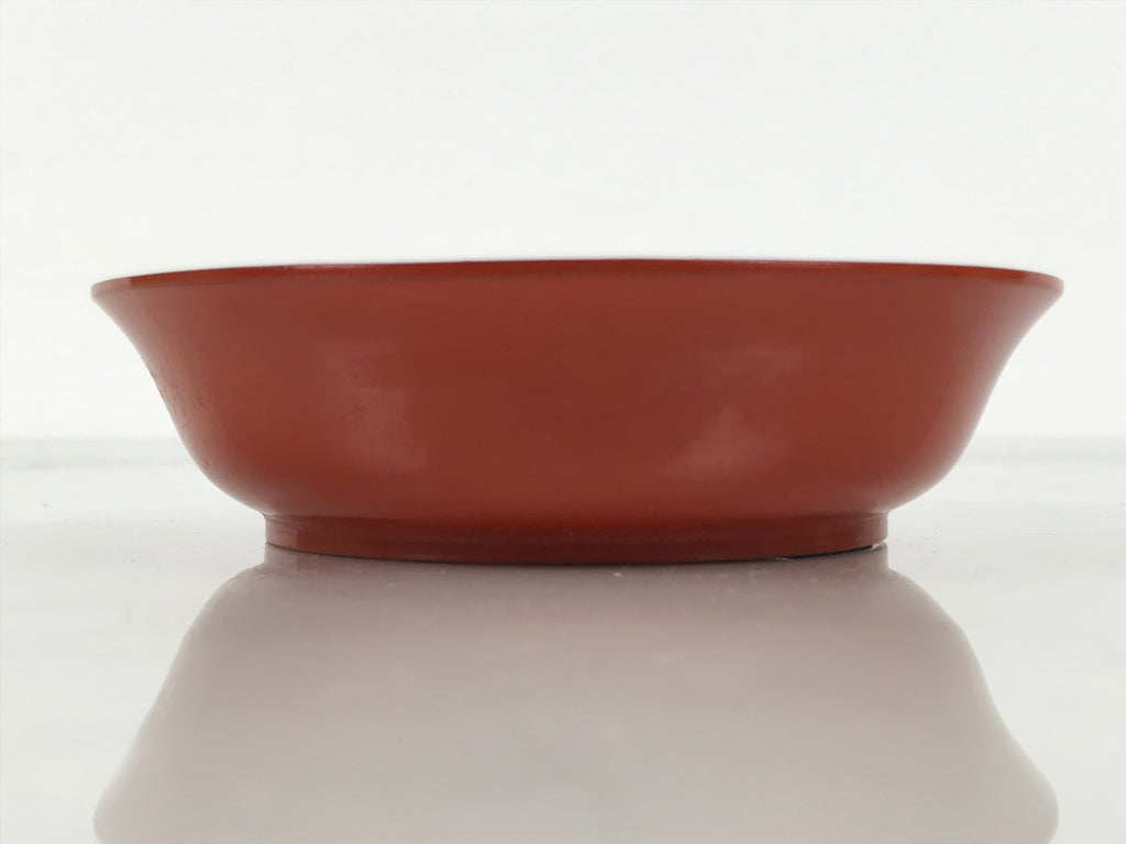 Japanese Lacquered Wooden Small Bowl Vtg Kobachi Dish Urushi Red Orange LB185-KT - Bowl-chidorivintage.com