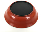 Japanese Lacquered Wooden Small Bowl Vtg Kobachi Dish Urushi Red Orange LB185-KT - Bowl-chidorivintage.com