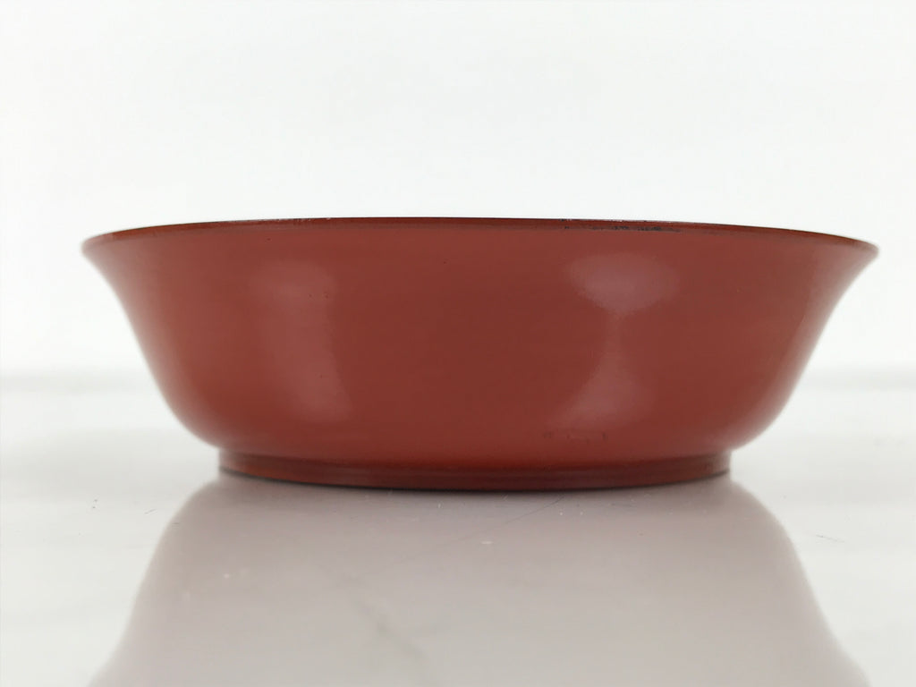 Japanese Lacquered Wooden Small Bowl Vtg Kobachi Dish Urushi Red Orange LB186-KT - Bowl-chidorivintage.com