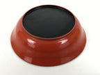 Japanese Lacquered Wooden Small Bowl Vtg Kobachi Dish Urushi Red Orange LB187-KT - Bowl-chidorivintage.com