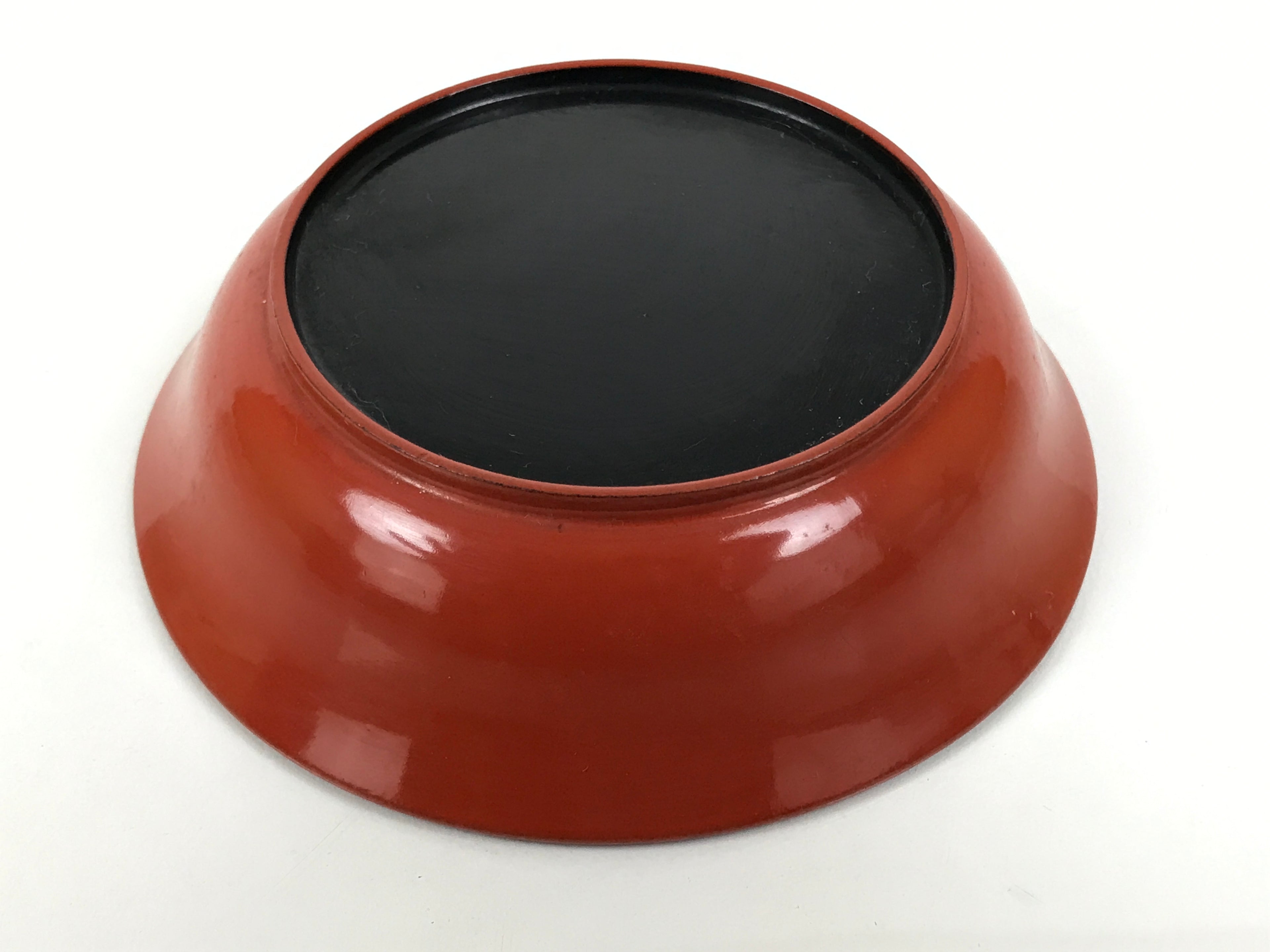 Japanese Lacquered Wooden Small Bowl Vtg Kobachi Dish Urushi Red Orange LB187-KT - Bowl-chidorivintage.com