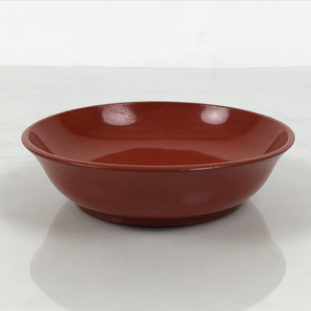 Japanese Lacquered Wooden Small Bowl Vtg Kobachi Dish Urushi Red Orange LB188-KT - Bowl-chidorivintage.com