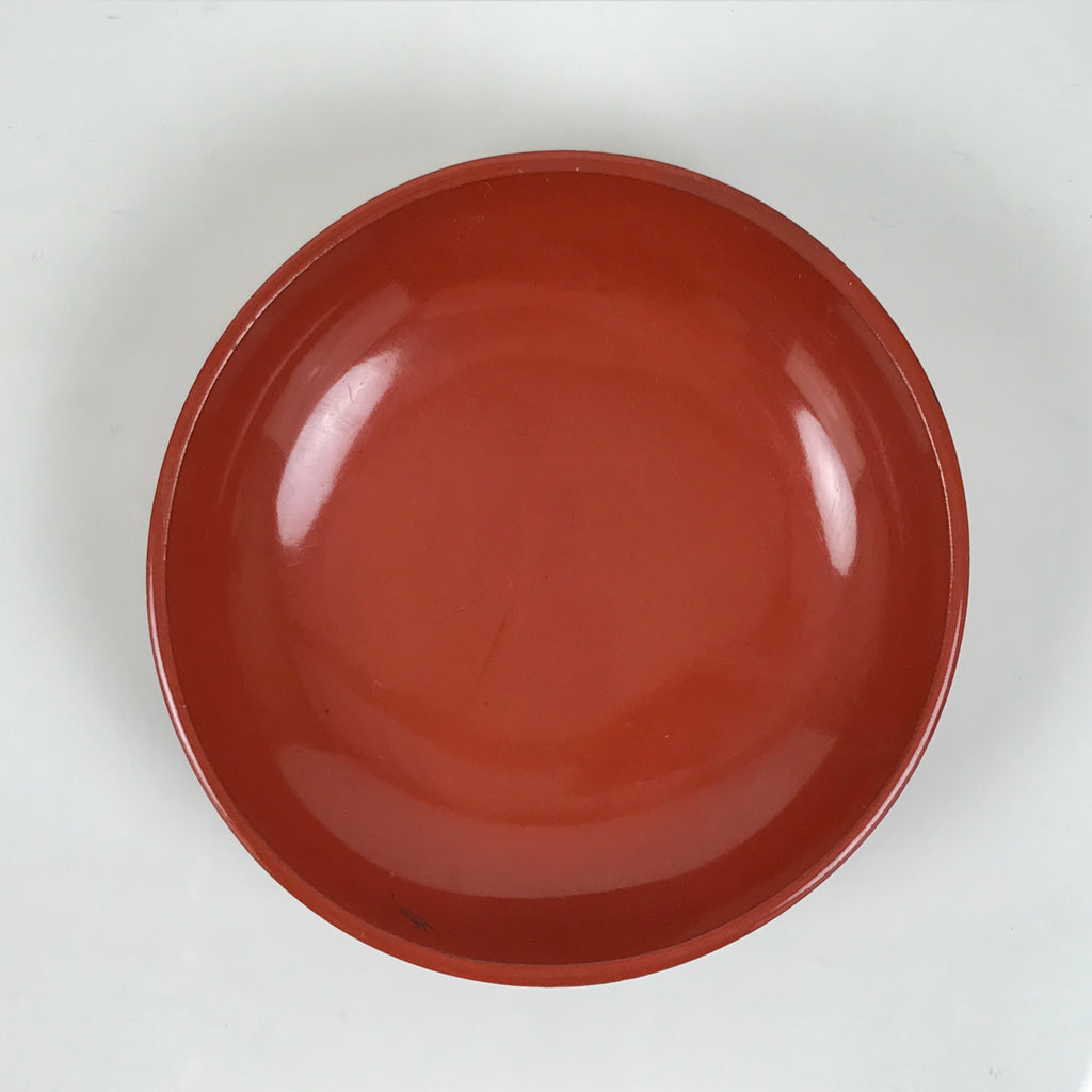 Japanese Lacquered Wooden Small Bowl Vtg Kobachi Dish Urushi Red Orange LB188-KT - Bowl-chidorivintage.com