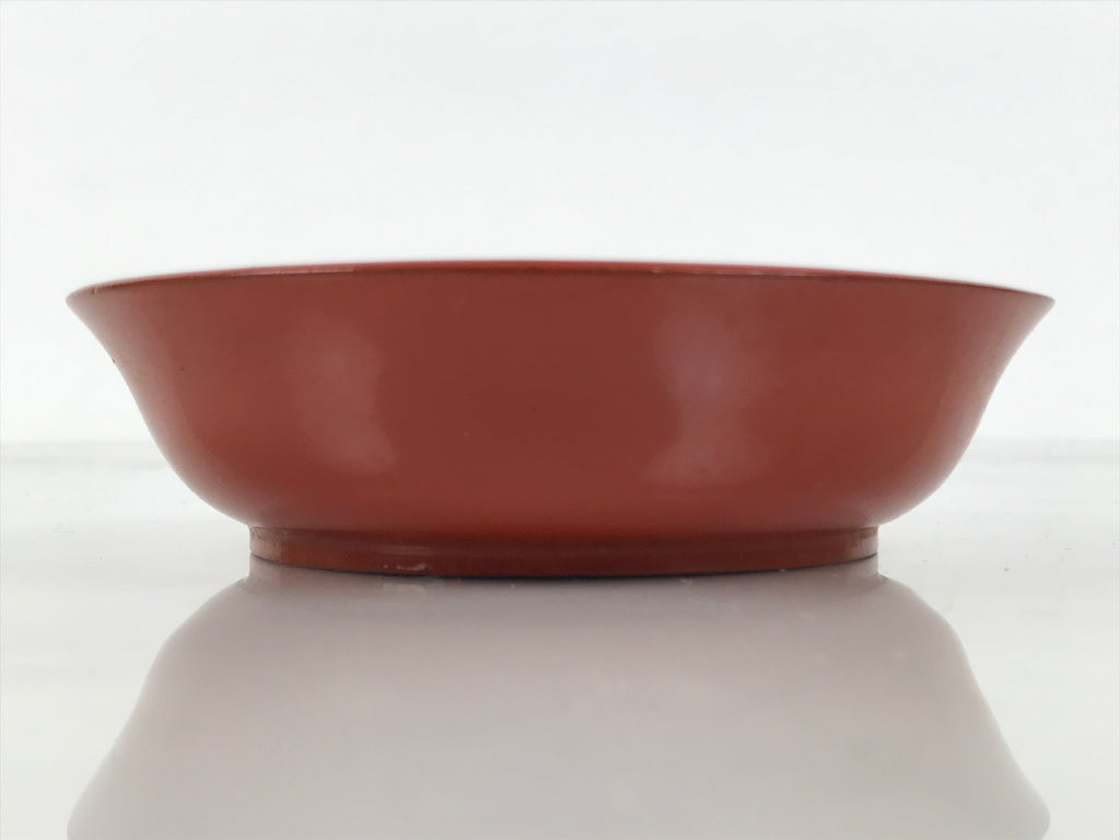 Japanese Lacquered Wooden Small Bowl Vtg Kobachi Dish Urushi Red Orange LB188-KT - Bowl-chidorivintage.com