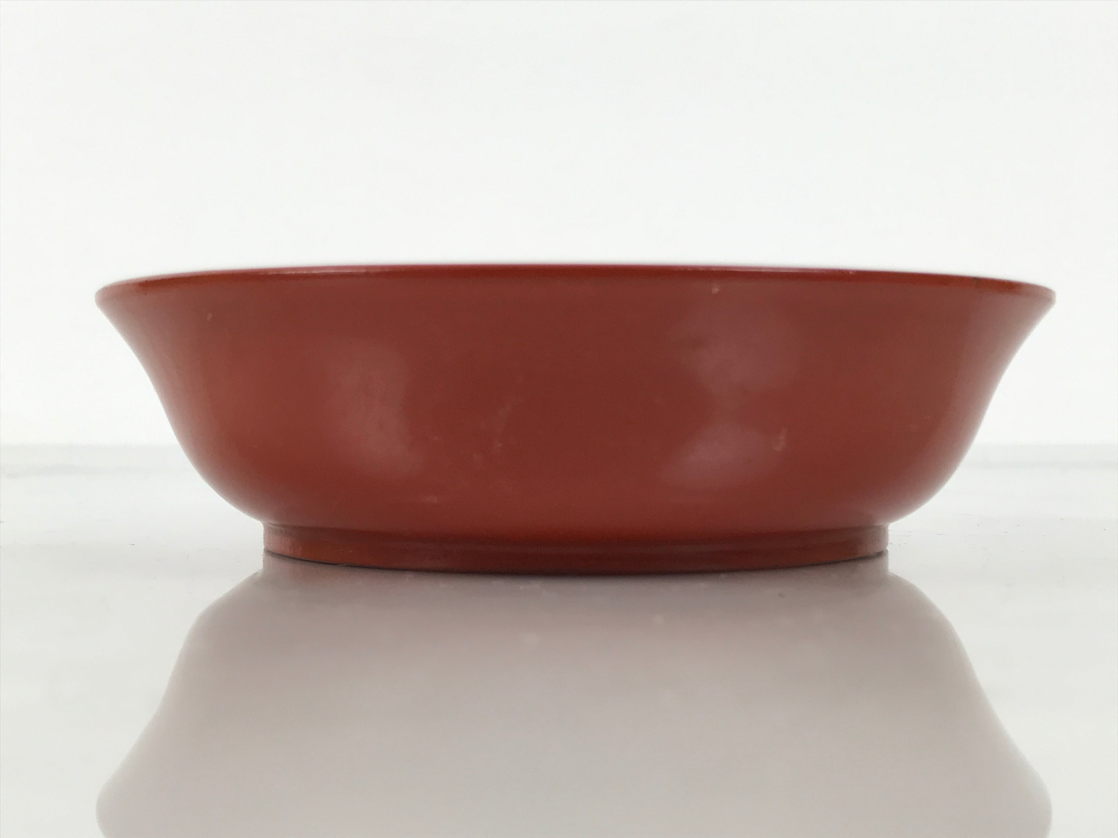 Japanese Lacquered Wooden Small Bowl Vtg Kobachi Dish Urushi Red Orange LB189-KT - Bowl-chidorivintage.com