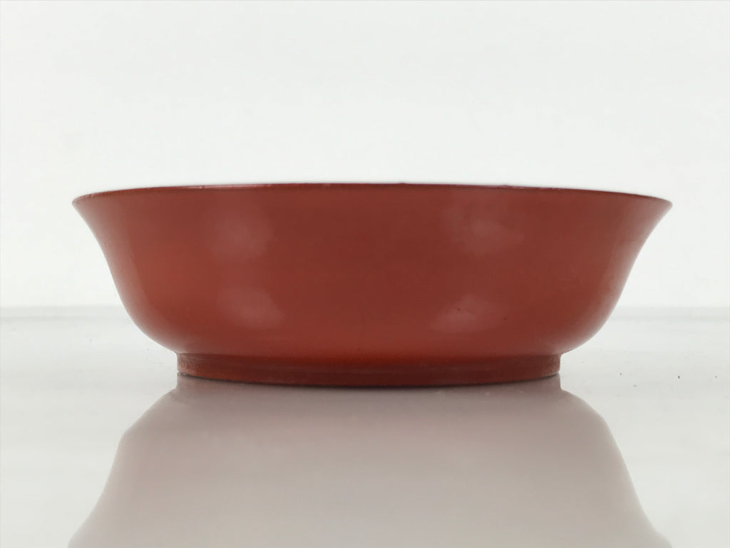 Japanese Lacquered Wooden Small Bowl Vtg Kobachi Dish Urushi Red Orange LB190-KT - Bowl-chidorivintage.com