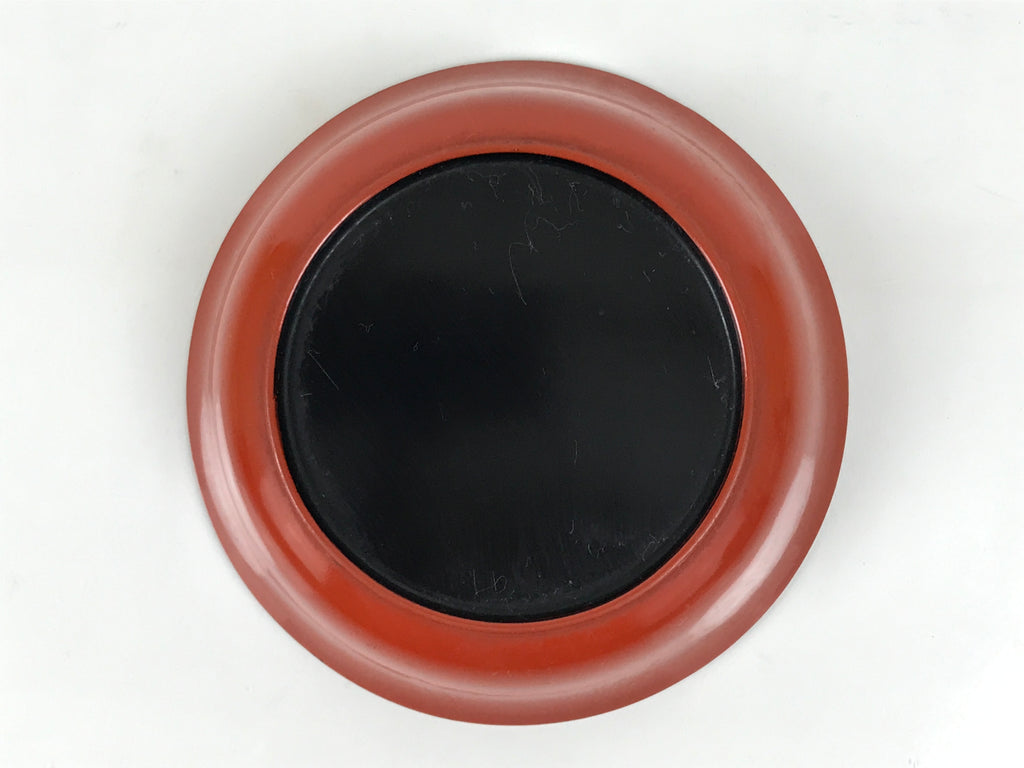 Japanese Lacquered Wooden Small Bowl Vtg Kobachi Dish Urushi Red Orange LB190-KT - Bowl-chidorivintage.com