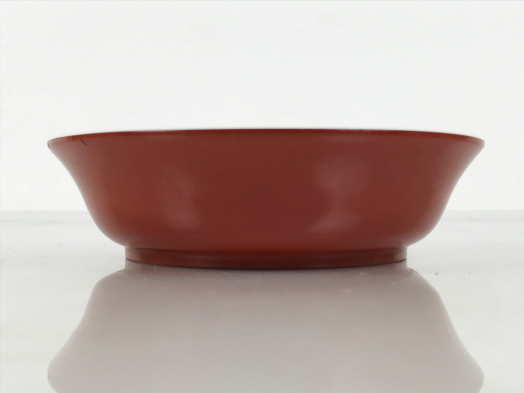 Japanese Lacquered Wooden Small Bowl Vtg Kobachi Dish Urushi Red Orange LB191-KT - Bowl-chidorivintage.com
