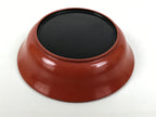 Japanese Lacquered Wooden Small Bowl Vtg Kobachi Dish Urushi Red Orange LB191-KT - Bowl-chidorivintage.com