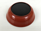 Japanese Lacquered Wooden Small Bowl Vtg Kobachi Dish Urushi Red Orange LB192-KT - Bowl-chidorivintage.com