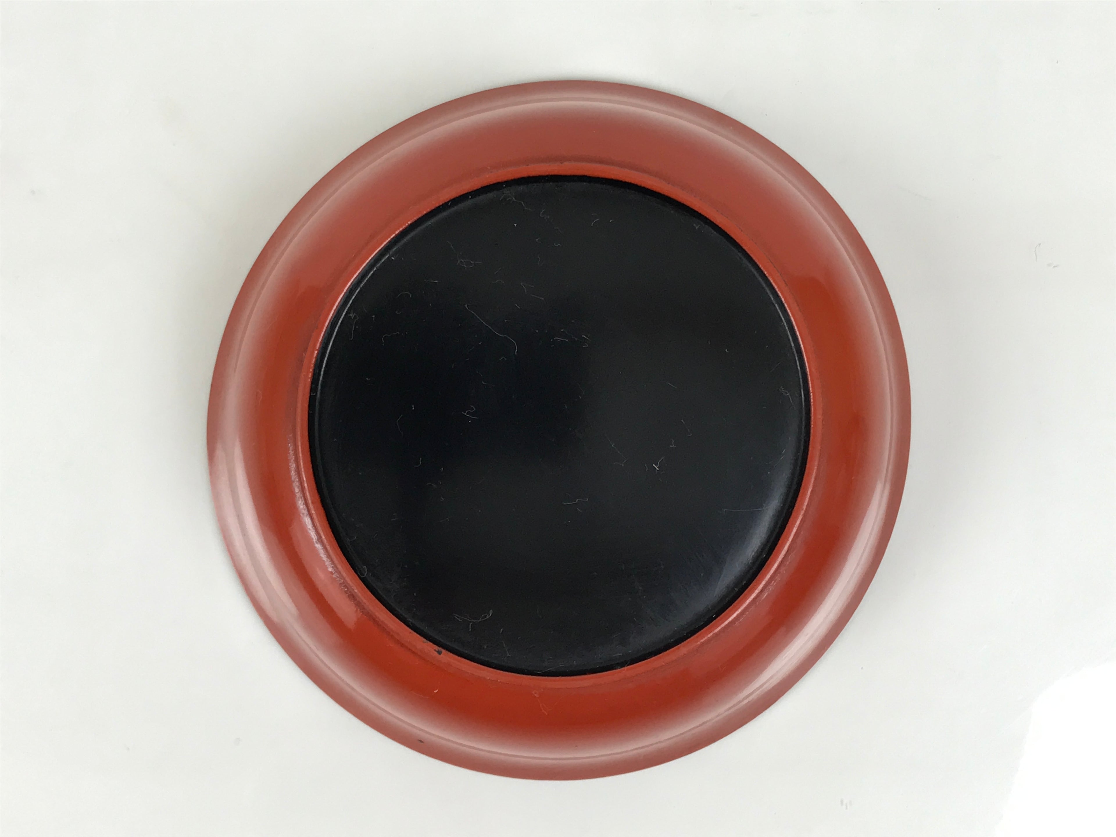 Japanese Lacquered Wooden Small Bowl Vtg Kobachi Dish Urushi Red Orange LB192-KT - Bowl-chidorivintage.com