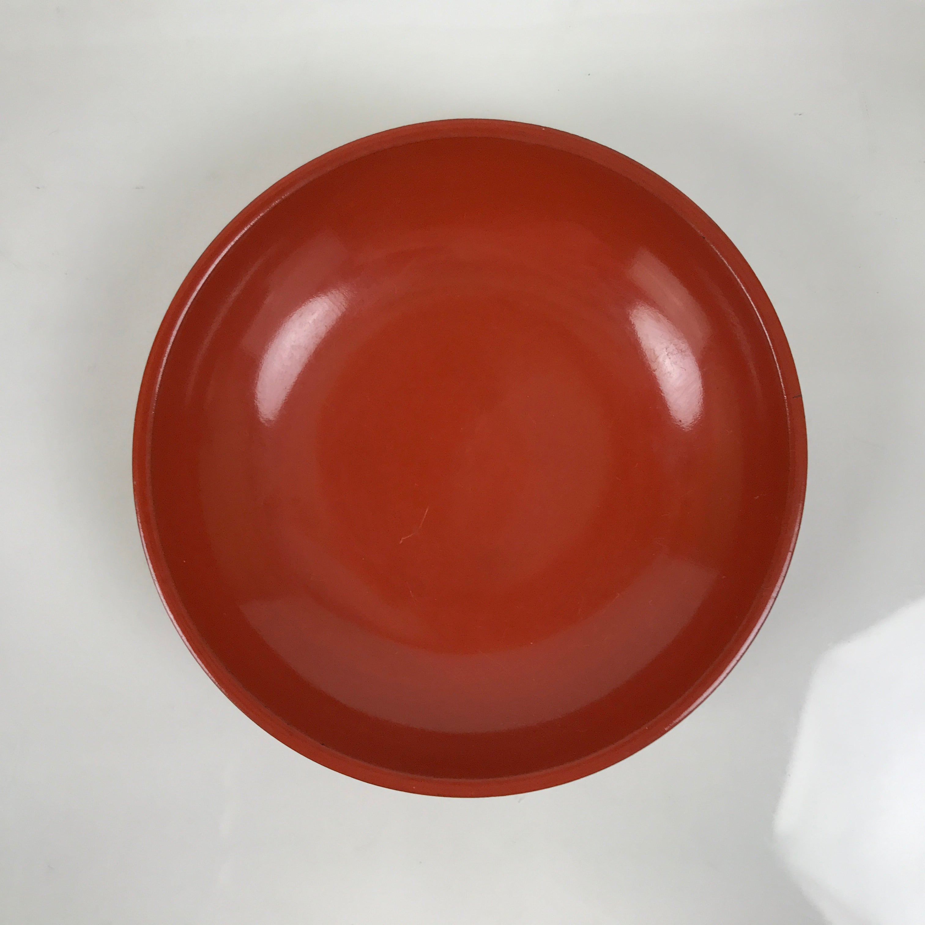 Japanese Lacquered Wooden Small Bowl Vtg Kobachi Dish Urushi Red Orange LB193-KT - Bowl-chidorivintage.com