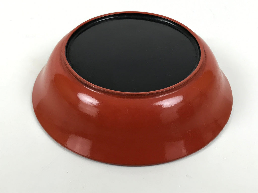 Japanese Lacquered Wooden Small Bowl Vtg Kobachi Dish Urushi Red Orange LB193-KT - Bowl-chidorivintage.com