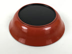 Japanese Lacquered Wooden Small Bowl Vtg Kobachi Dish Urushi Red Orange LB193-KT - Bowl-chidorivintage.com