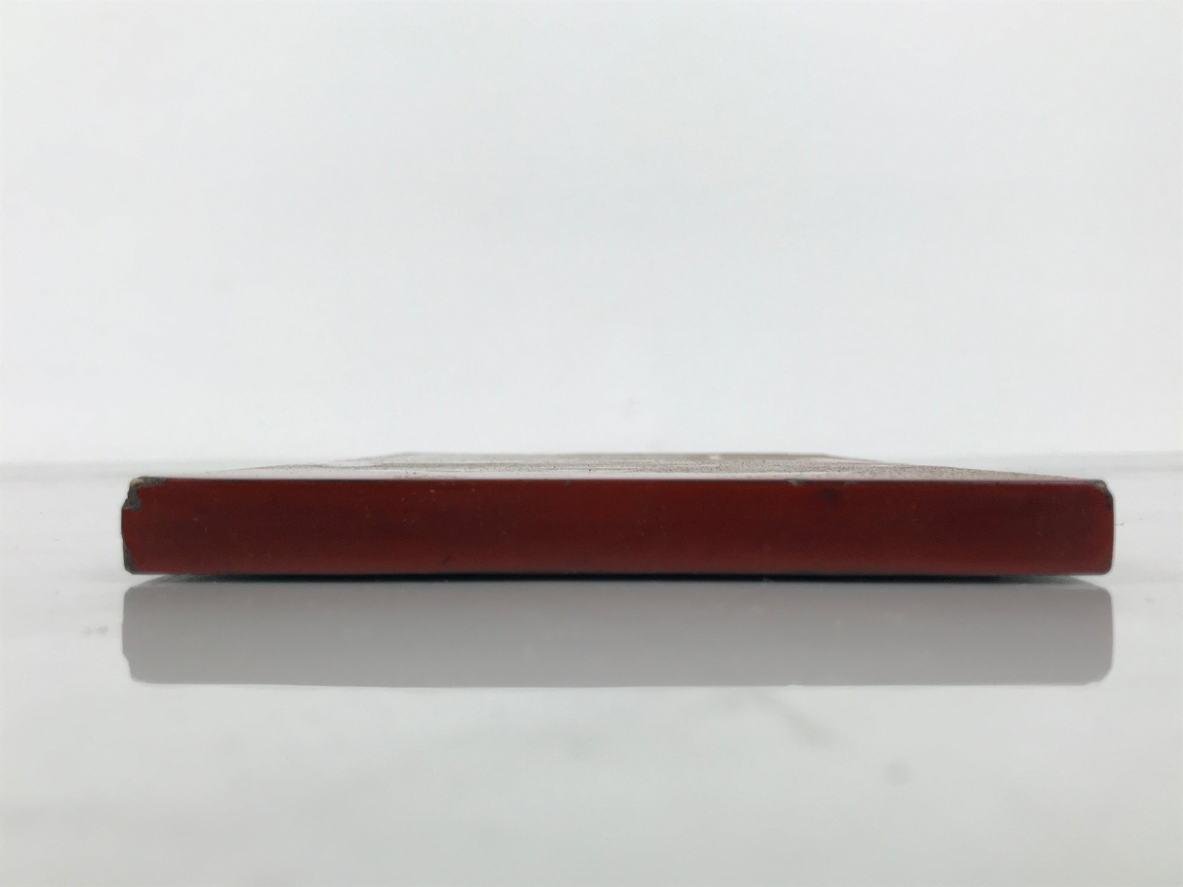 Antique Japanese Lacquered Wooden Tray Obon Lantern Woman Makie Gold Red L624-KT - Tray-chidorivintage.com