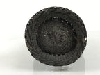 Japanese Handwoven Bamboo Basket Vtg Kago Ikebana Flower Arrangement Vase B269-KT - Basket-chidorivintage.com