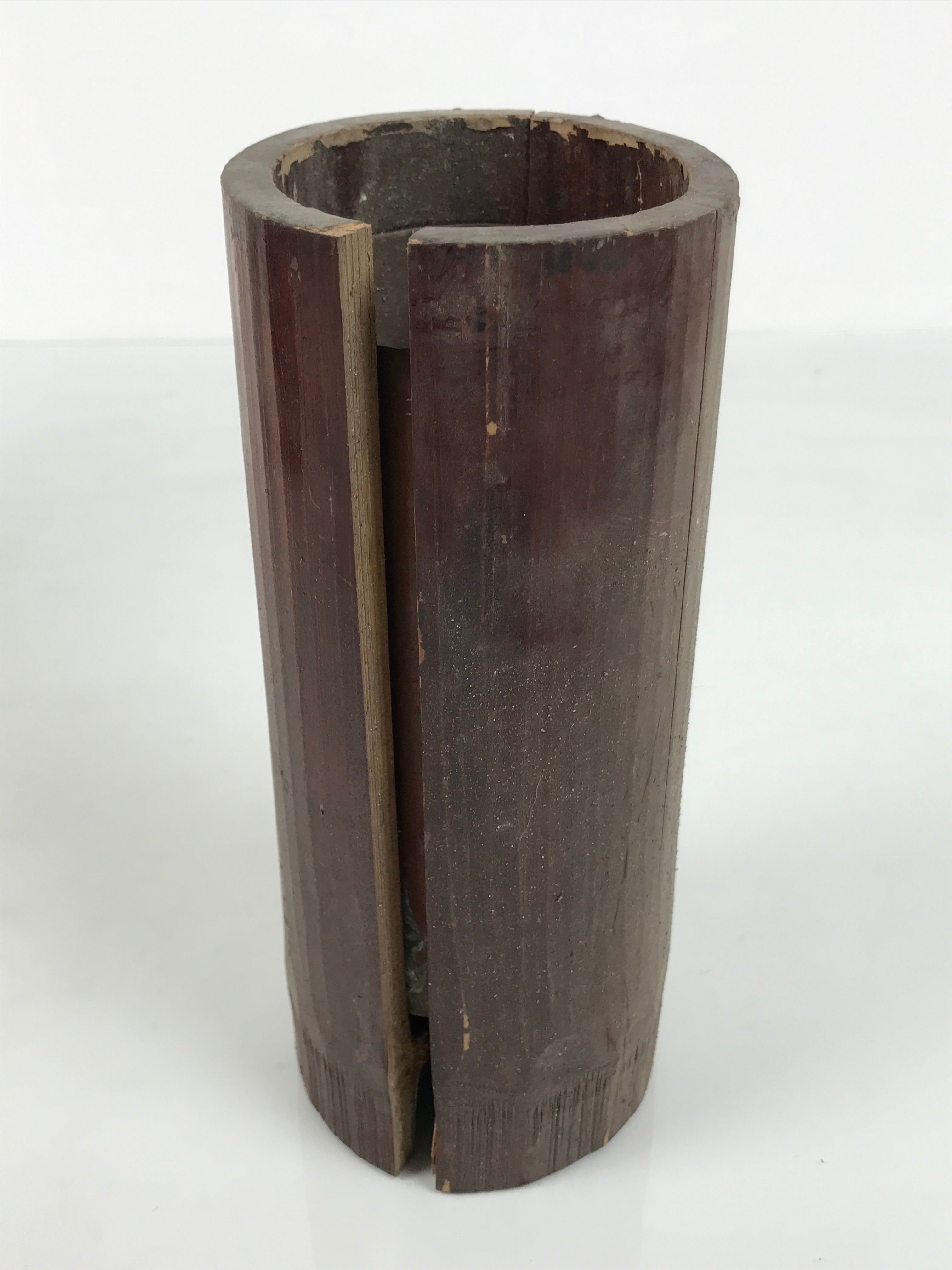 Japanese Handwoven Bamboo Basket Vtg Kago Ikebana Flower Arrangement Vase B269-KT - Basket-chidorivintage.com