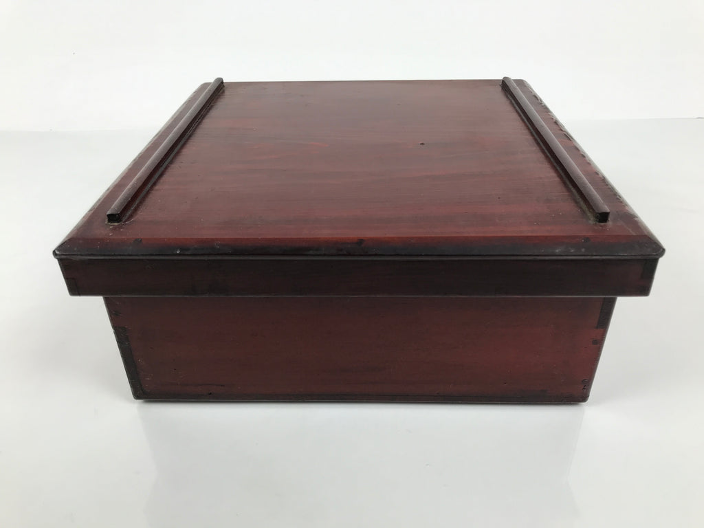 Japanese Lacquered Wooden Hakoozen Dining Storage Box Vtg Serving Tray Ozen L625-KT - Tray-chidorivintage.com