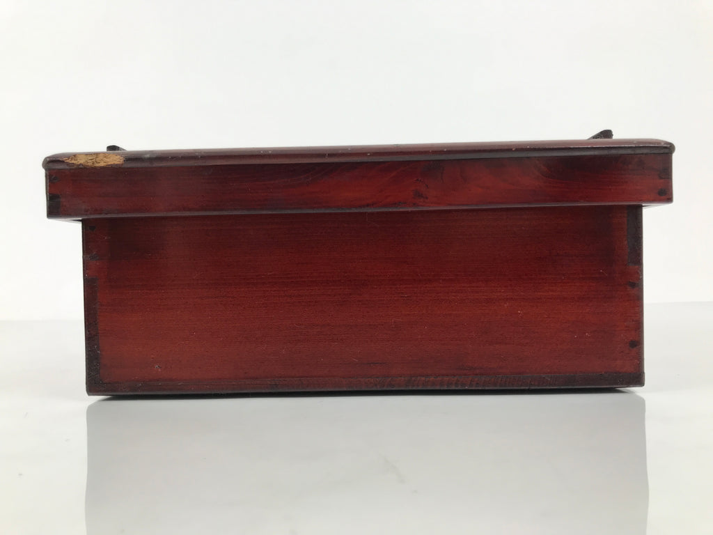 Japanese Lacquered Wooden Hakoozen Dining Storage Box Vtg Serving Tray Ozen L625-KT - Tray-chidorivintage.com