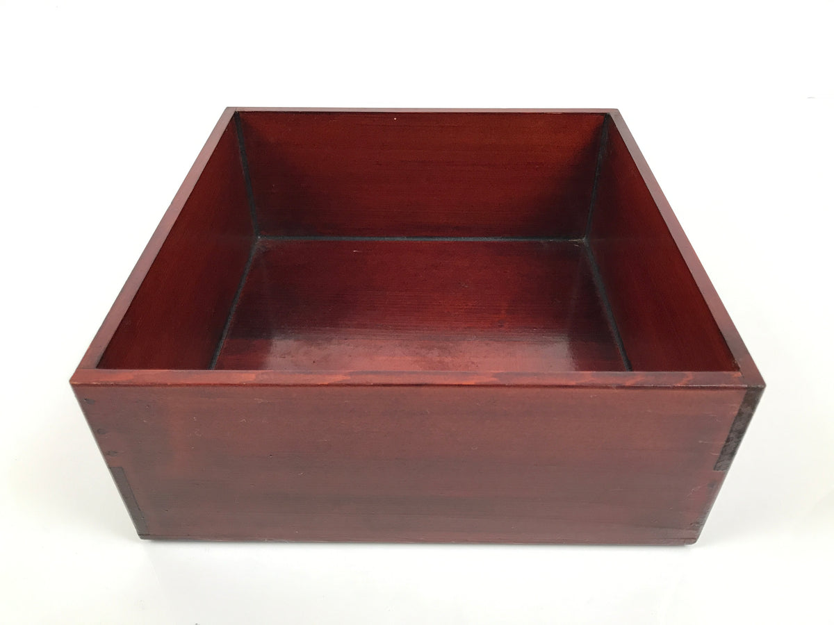 Japanese Lacquered Wooden Hakoozen Dining Storage Box Vtg Serving Tray Ozen L625-KT - Tray-chidorivintage.com