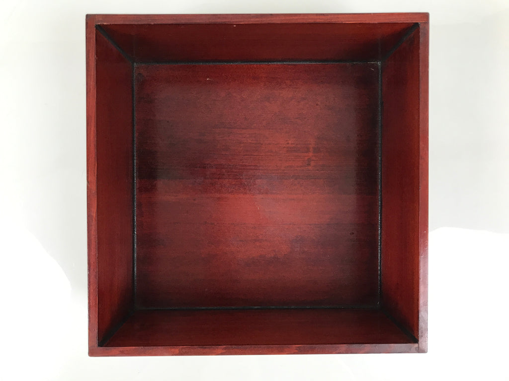 Japanese Lacquered Wooden Hakoozen Dining Storage Box Vtg Serving Tray Ozen L625-KT - Tray-chidorivintage.com