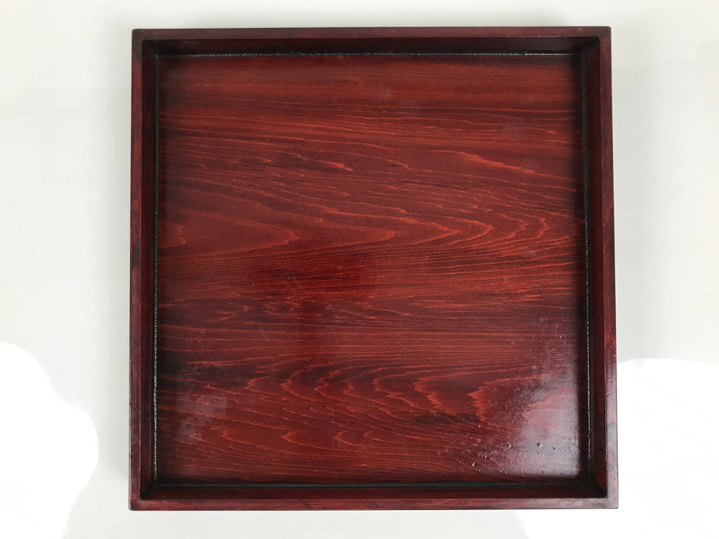 Japanese Lacquered Wooden Hakoozen Dining Storage Box Vtg Serving Tray Ozen L625-KT - Tray-chidorivintage.com