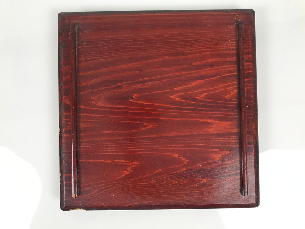 Japanese Lacquered Wooden Hakoozen Dining Storage Box Vtg Serving Tray Ozen L625-KT - Tray-chidorivintage.com