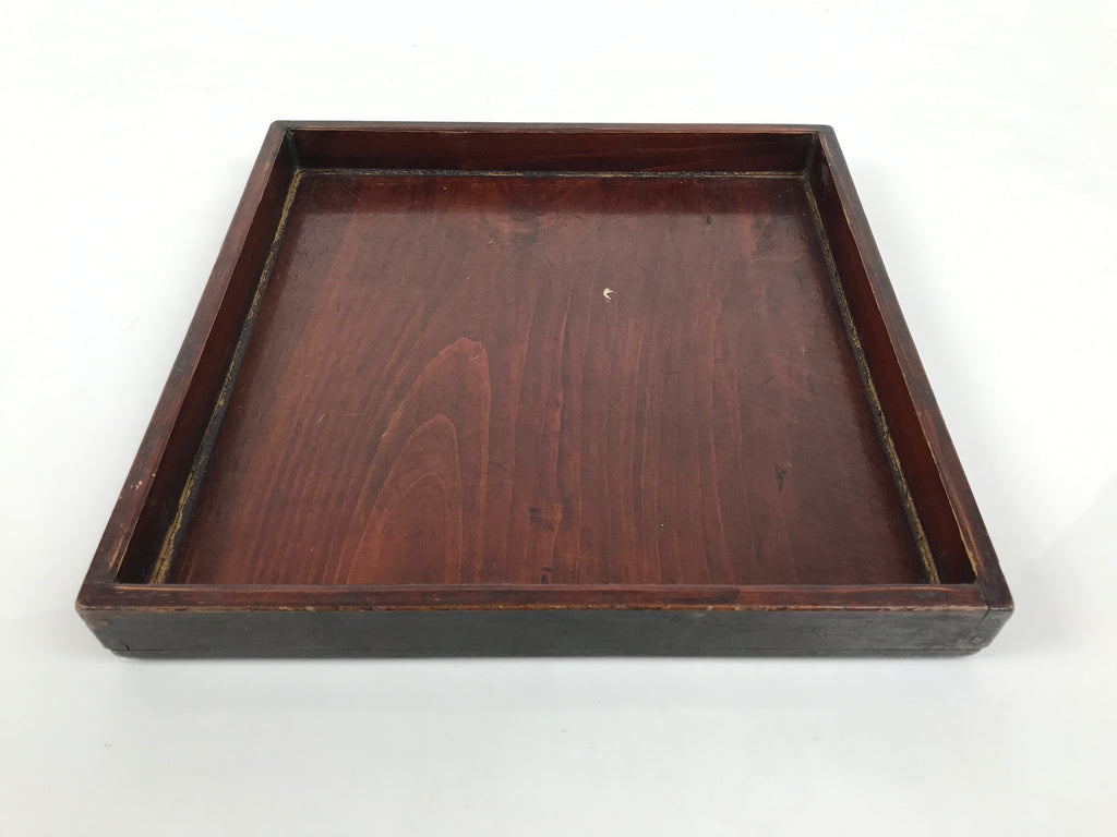 Japanese Lacquered Wooden Hakoozen Dining Storage Box Vtg Serving Tray Ozen L626-KT - Tray-chidorivintage.com
