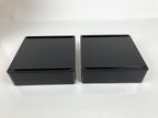 Japanese Lacquerware Lidded Bento Box 4 Tiers Wood Storage Box Black Red PX815-KT - Bento-chidorivintage.com