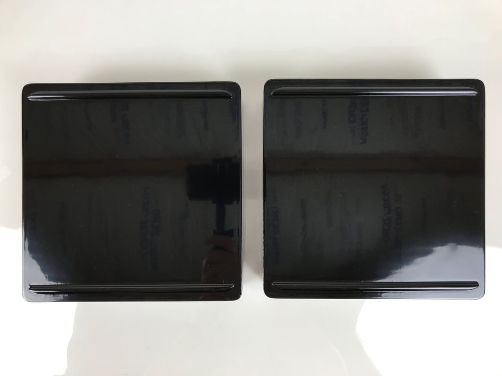 Japanese Lacquerware Lidded Bento Box 4 Tiers Wood Storage Box Black Red PX815-KT - Bento-chidorivintage.com