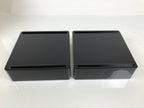 Japanese Lacquerware Lidded Bento Box 4 Tiers Wood Storage Box Black Red PX815-KT - Bento-chidorivintage.com
