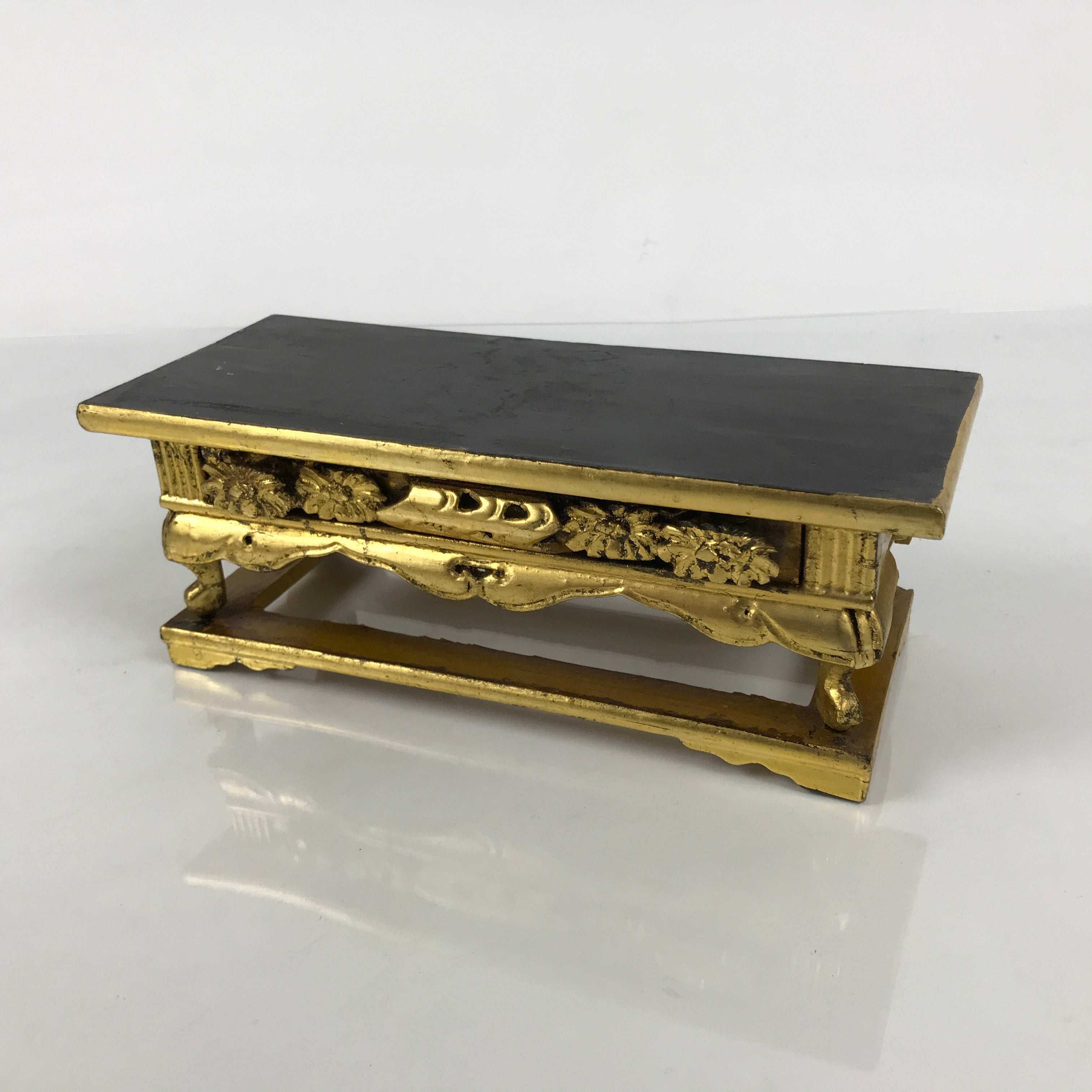 Japanese Buddhist Altar Lacquered Wood Offering Table Vtg Uwajoku Maejoku BA997-OT - Buddhist-chidorivintage.com