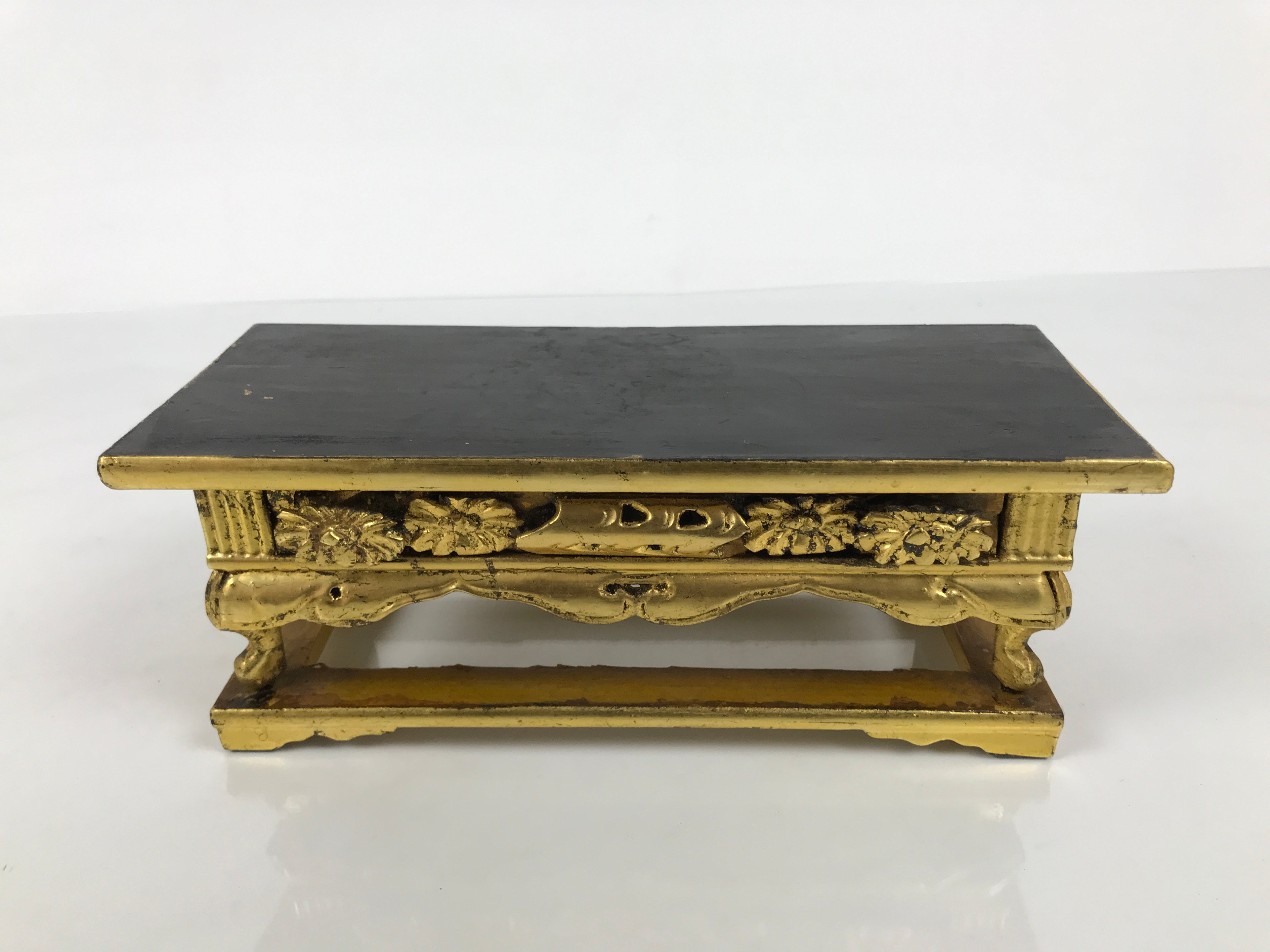 Japanese Buddhist Altar Lacquered Wood Offering Table Vtg Uwajoku Maejoku BA997-OT - Buddhist-chidorivintage.com