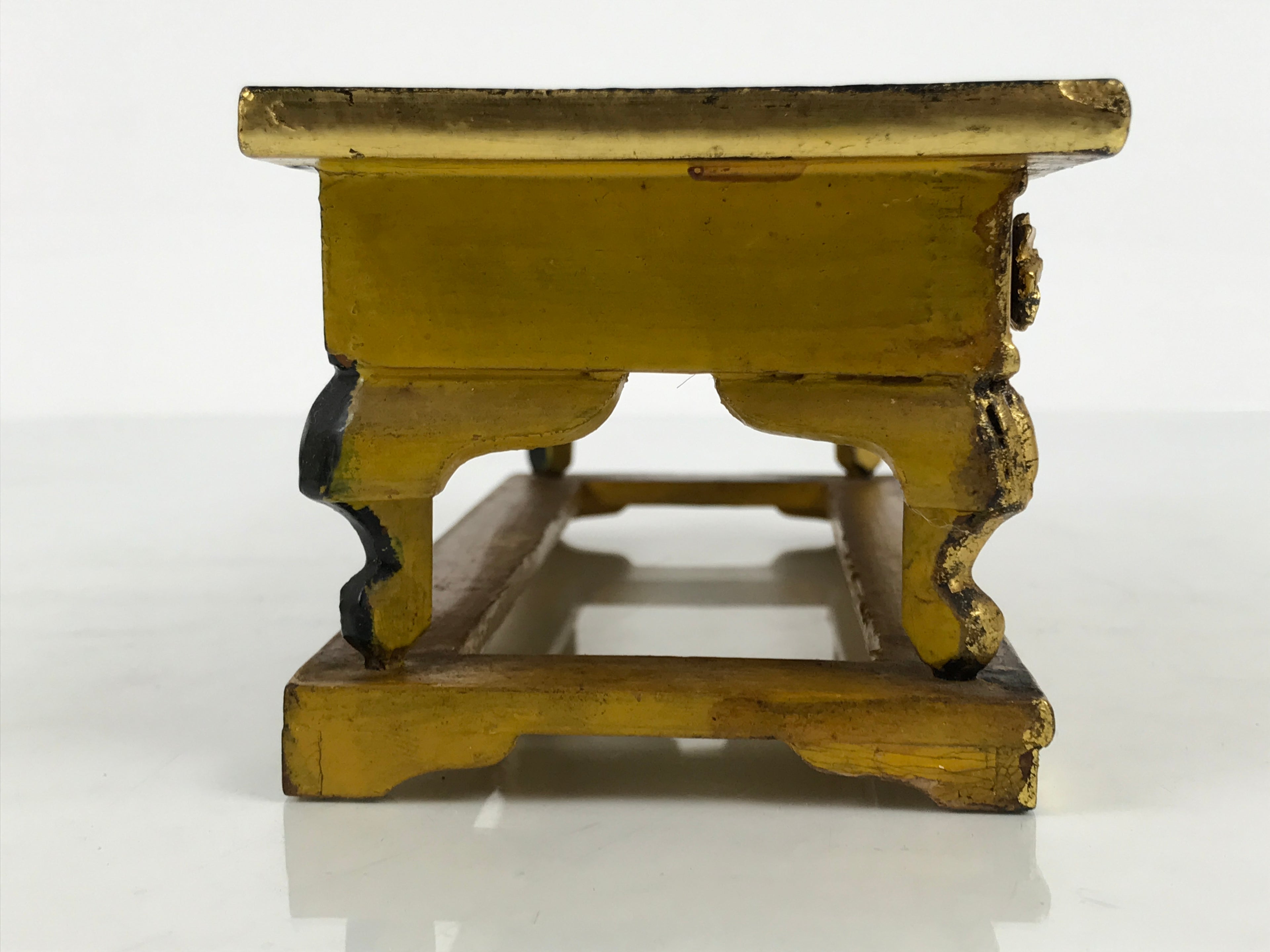 Japanese Buddhist Altar Lacquered Wood Offering Table Vtg Uwajoku Maejoku BA997-OT - Buddhist-chidorivintage.com
