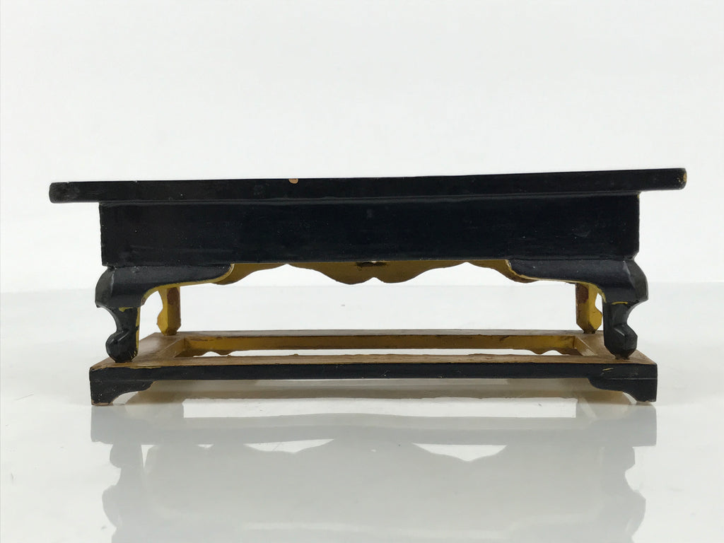 Japanese Buddhist Altar Lacquered Wood Offering Table Vtg Uwajoku Maejoku BA997-OT - Buddhist-chidorivintage.com