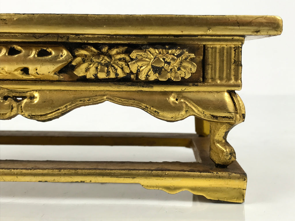 Japanese Buddhist Altar Lacquered Wood Offering Table Vtg Uwajoku Maejoku BA997-OT - Buddhist-chidorivintage.com