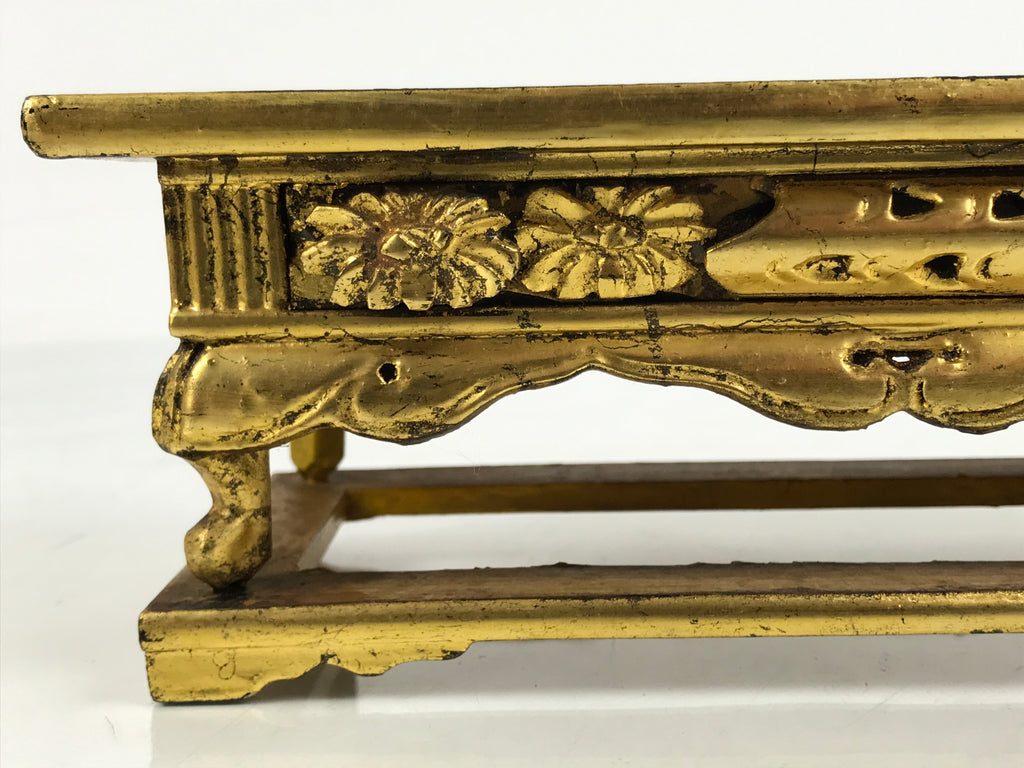Japanese Buddhist Altar Lacquered Wood Offering Table Vtg Uwajoku Maejoku BA997-OT - Buddhist-chidorivintage.com