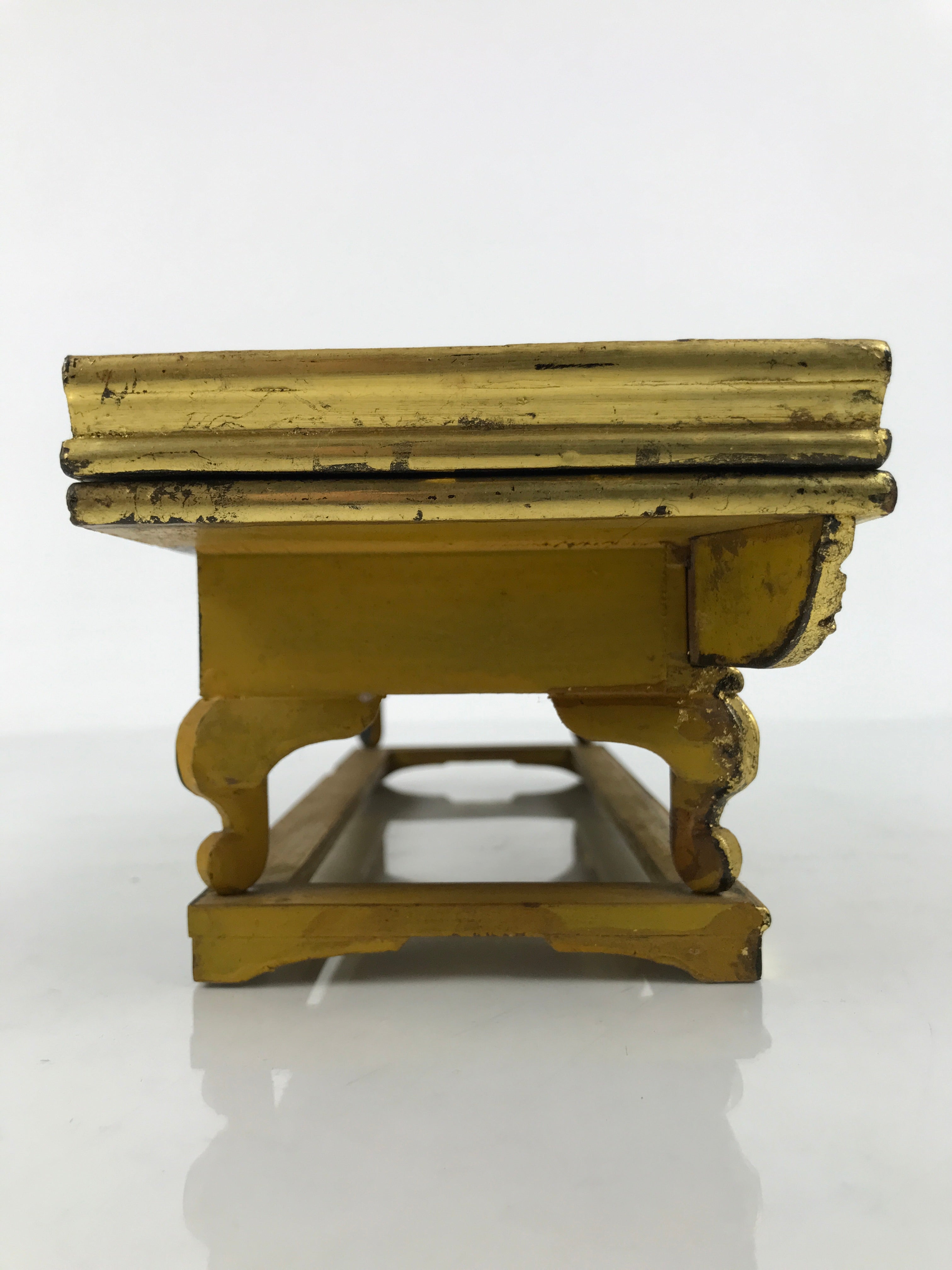 Japanese Buddhist Altar Lacquered Wood Offering Table Vtg Uwajoku Maejoku BA998-OT - Buddhist-chidorivintage.com
