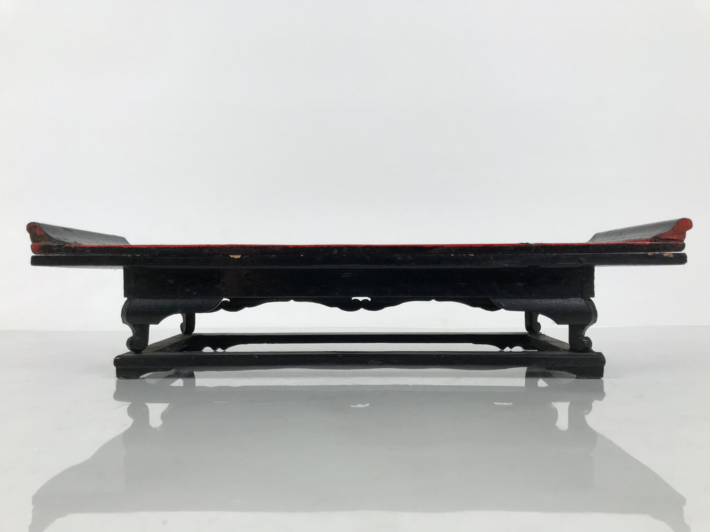 Japanese Buddhist Altar Lacquered Wood Offering Table Vtg Uwajoku Maejoku BA999-OT - Buddhist-chidorivintage.com