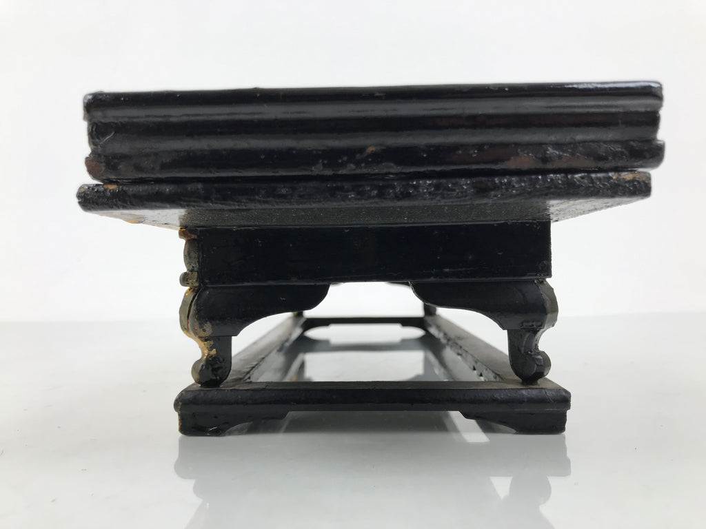 Japanese Buddhist Altar Lacquered Wood Offering Table Vtg Uwajoku Maejoku BA999-OT - Buddhist-chidorivintage.com