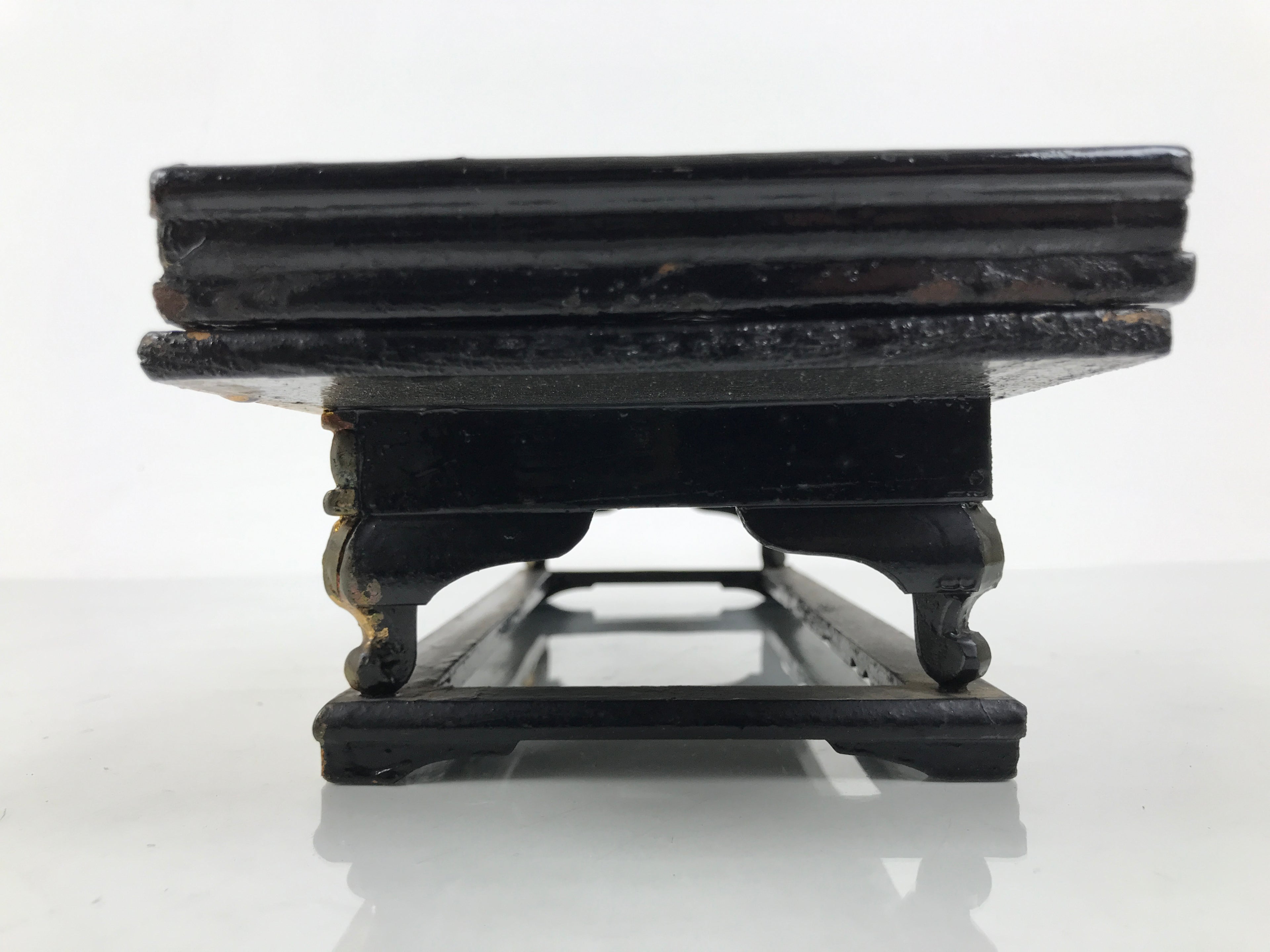 Japanese Buddhist Altar Lacquered Wood Offering Table Vtg Uwajoku Maejoku BA999-OT - Buddhist-chidorivintage.com