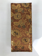 Japanese Buddhist Death Register Vtg Used Kakocho Showa C1960 Brown Gold BT7-OT - Buddhist-chidorivintage.com