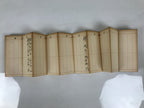 Japanese Buddhist Death Register Vtg Used Kakocho Showa C1960 Brown Gold BT7-OT - Buddhist-chidorivintage.com