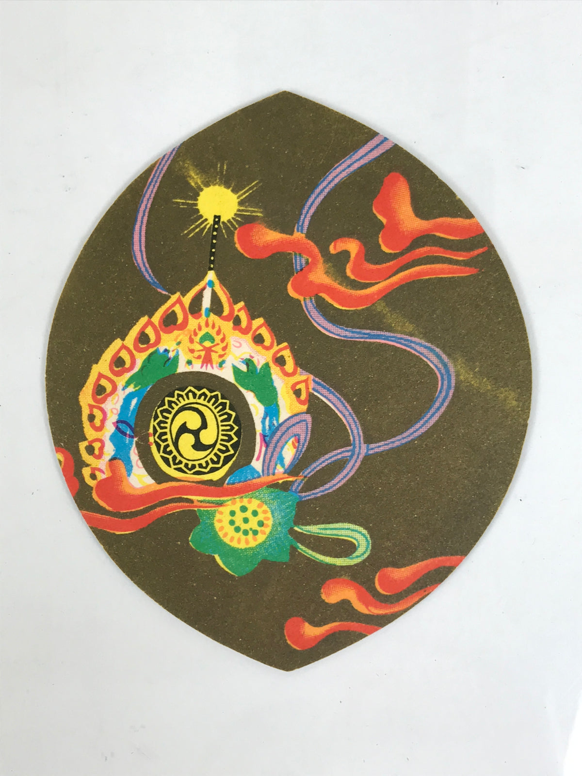 Japanese Buddhist Art Petal Sange Paper Vtg Lucky Charm Memorial Service BT34-OT - Buddhist-chidorivintage.com