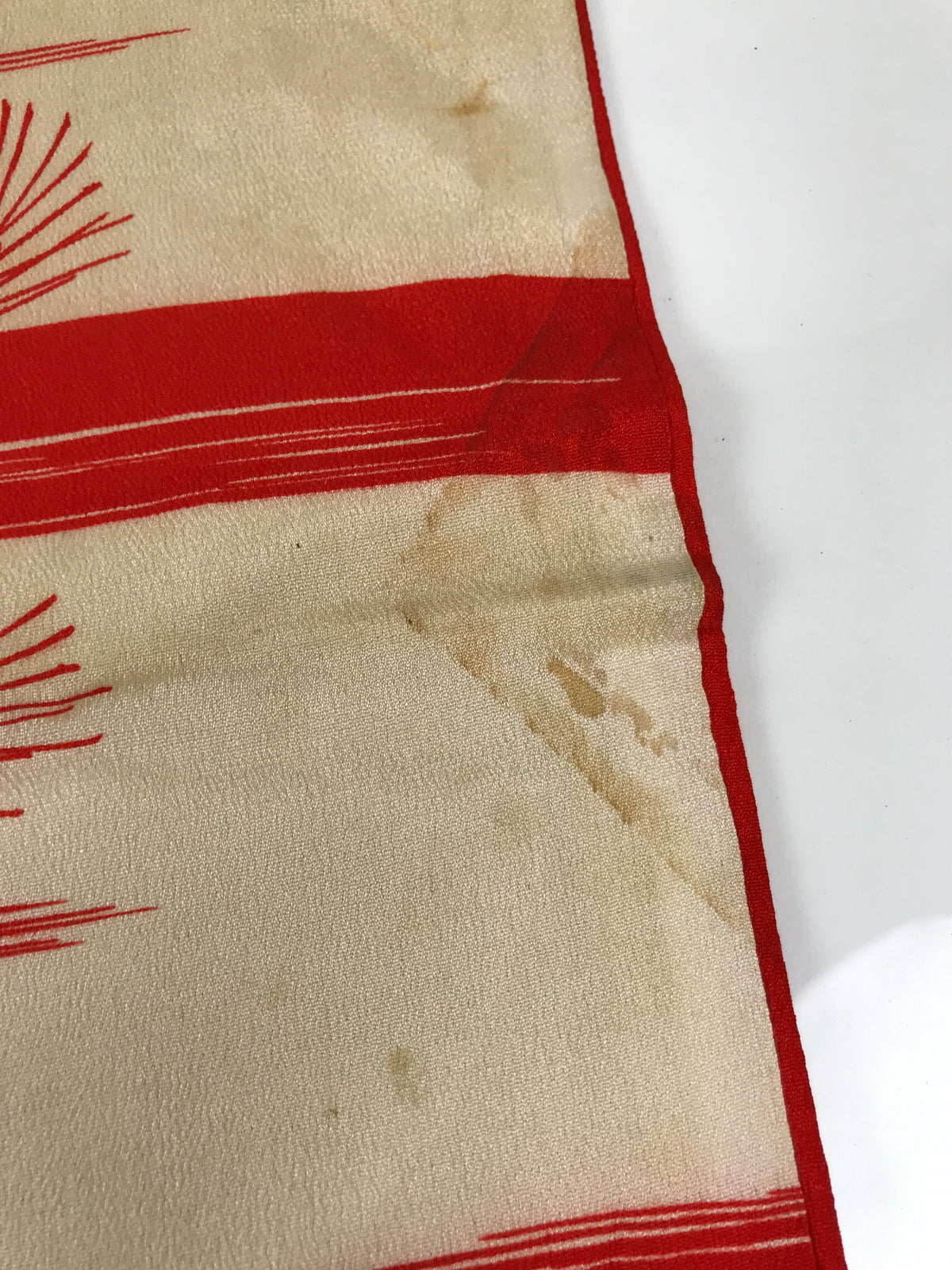 Japanese Fukusa Gift Envelope Silk Cover Vtg Crane Tsuru Wedding Birth Red BT21-TX - Other-chidorivintage.com