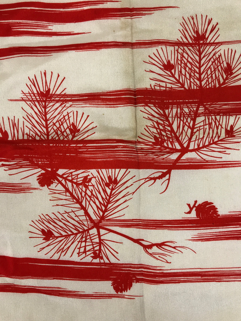 Japanese Fukusa Gift Envelope Silk Cover Vtg Crane Tsuru Wedding Birth Red BT21-TX - Other-chidorivintage.com