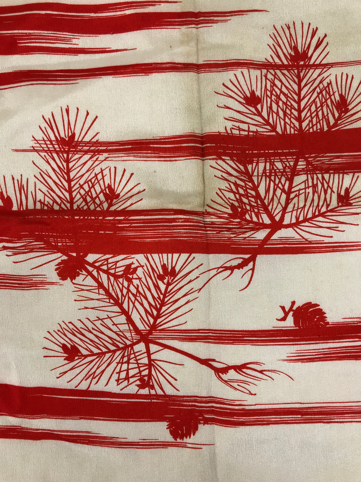 Japanese Fukusa Gift Envelope Silk Cover Vtg Crane Tsuru Wedding Birth Red BT21-TX - Other-chidorivintage.com