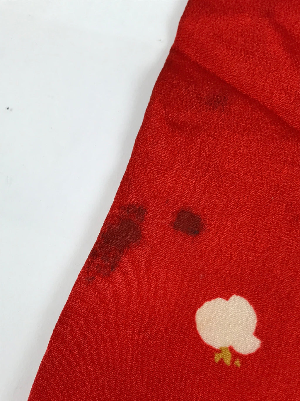 Japanese Fukusa Gift Envelope Silk Cover Vtg Crane Tsuru Wedding Birth Red BT21-TX - Other-chidorivintage.com