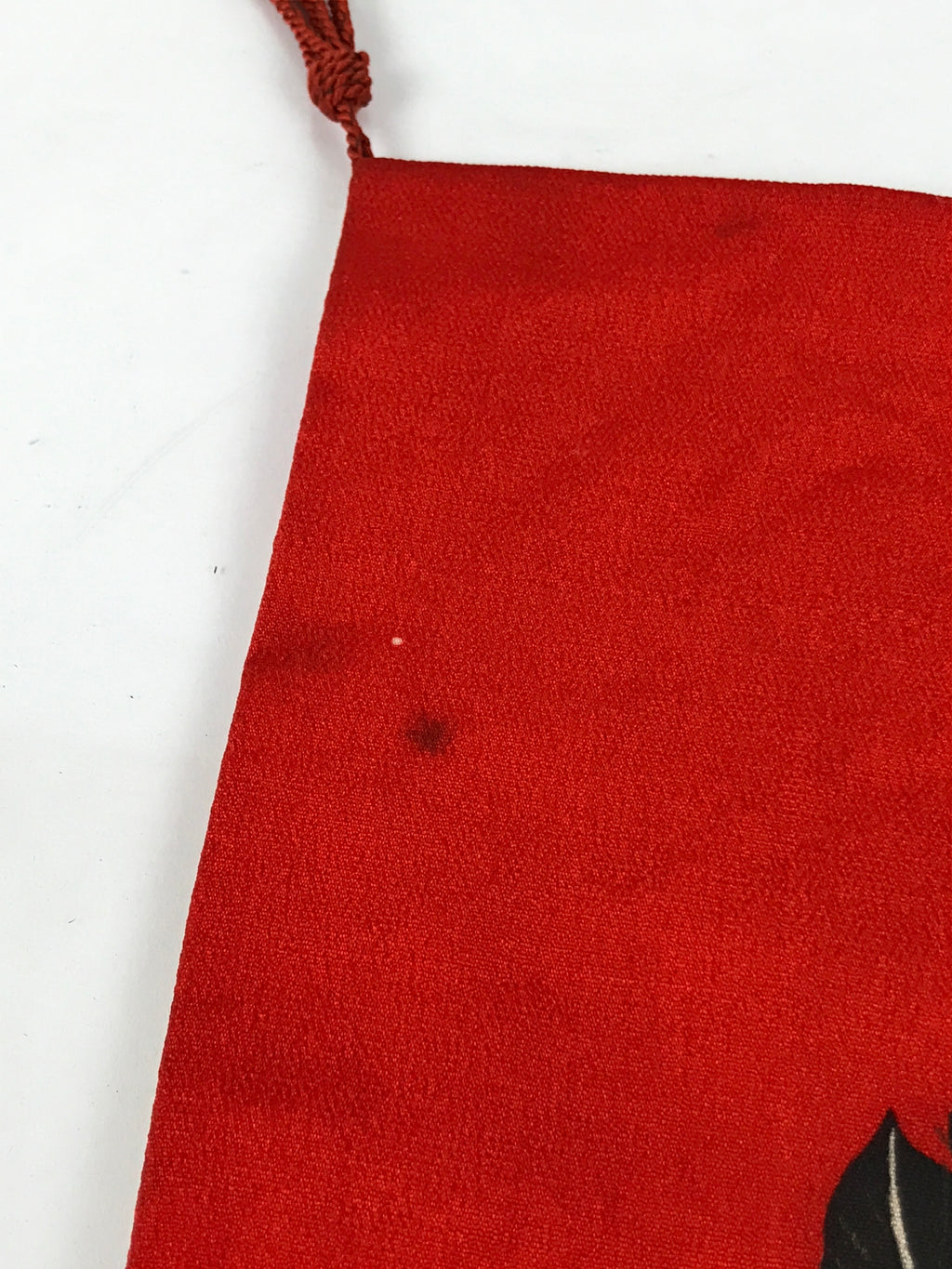 Japanese Fukusa Gift Envelope Silk Cover Vtg Crane Tsuru Wedding Birth Red BT21-TX - Other-chidorivintage.com